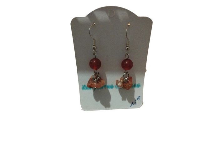 Boucles d'oreilles en cornaline l Les pierres des fées