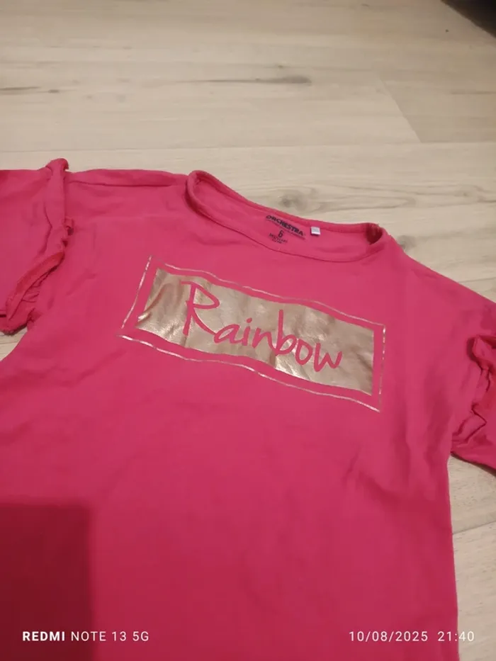 Magnifique tee shirt orchestra taille 6ans - photo numéro 2
