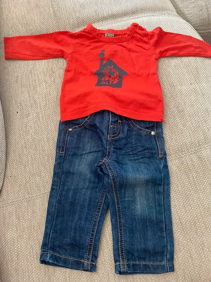 Ensemble sweat + jean