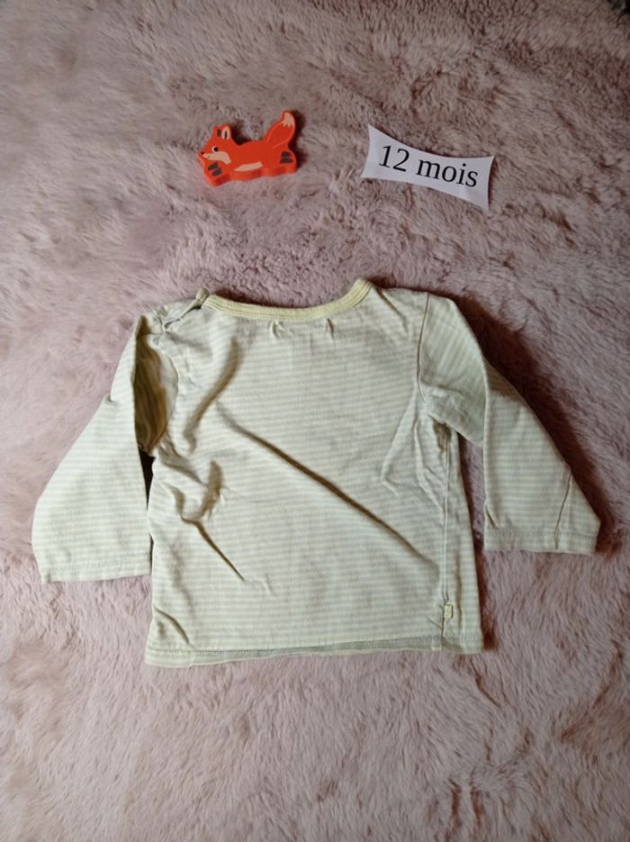 T-shirt ML Obaïbi 12 mois - photo numéro 3