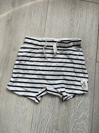 Short rayé 3 mois 