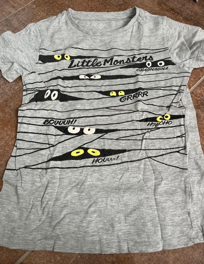 Teeshirt thème monstres 7-8 ans