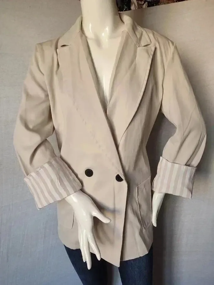 Veste blazer beige