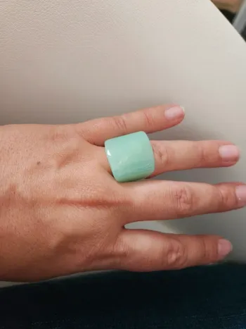 Bague vert d'eau