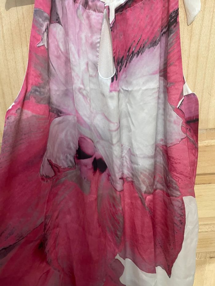 Robe été blanche motif fleur Etam taille 42 - photo numéro 7