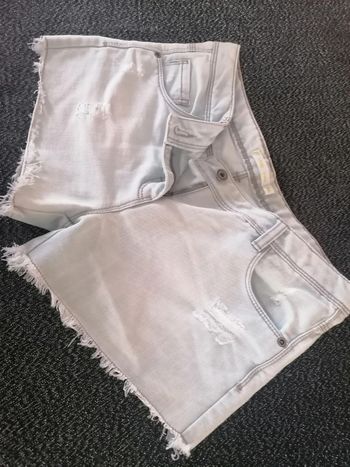 Short en jean neuf fille gemo taille 14ans #14ans_krocaro