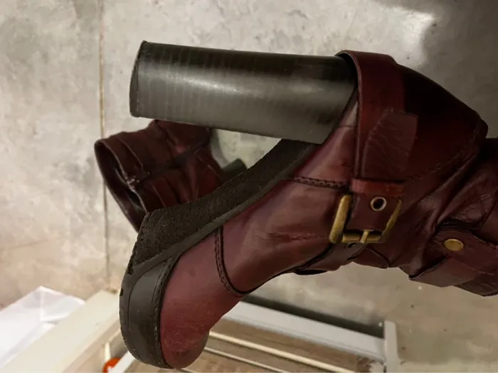 Bottines bordeaux - photo numéro 3