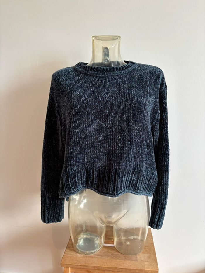 Pull Zara bleu taille M état neuf