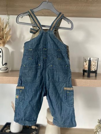 Salopette en jean garçon 9 mois Sergent Major