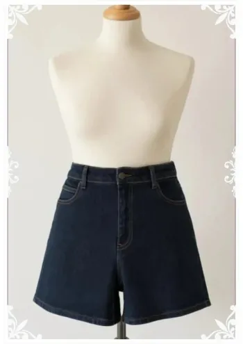 👖 Short en jean bleu foncé KIABI – Femme Taille 44 💙