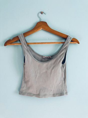 Top, bleu clair Stradivarius