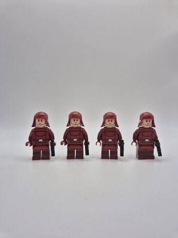 Figurines type lego custom 4 gardes de sécurité Naboo star wars