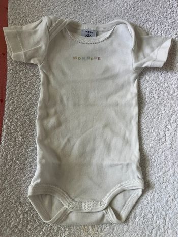 Body bébé petit bateau 1M
