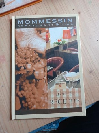 Livre mommessin restaurant et vins