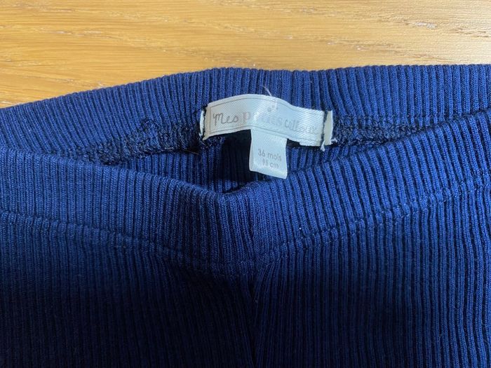 Mes Petits Cailloux Legging bleu Taille 3 ans - photo numéro 4