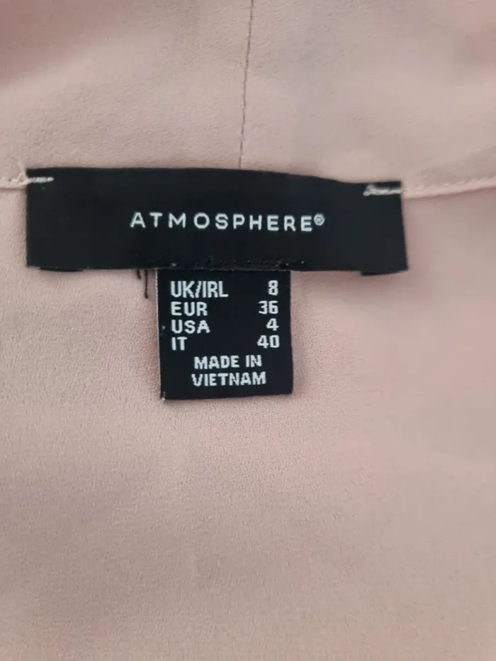 Blouse voile rose poudré - photo numéro 5