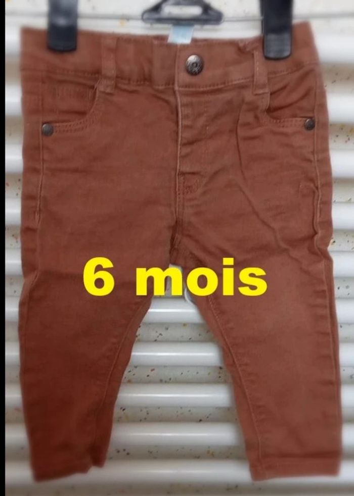 Pantalon marron Obaïbi Taille 6 mois