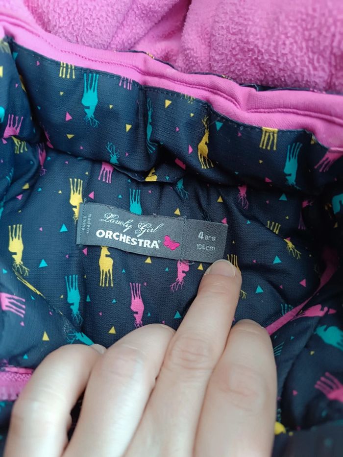 🔸Veste de ski Orchestra 4 ans – Lovely Girl 🔸 - photo numéro 3