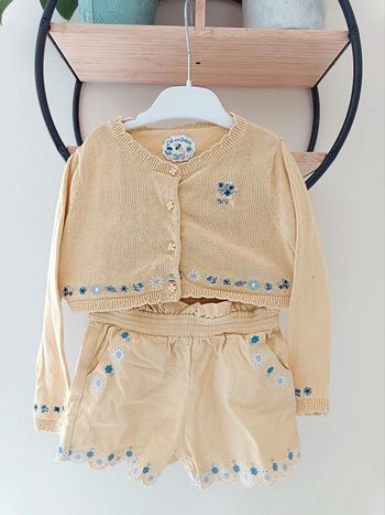 3 ans ensemble sergent major gilet et short