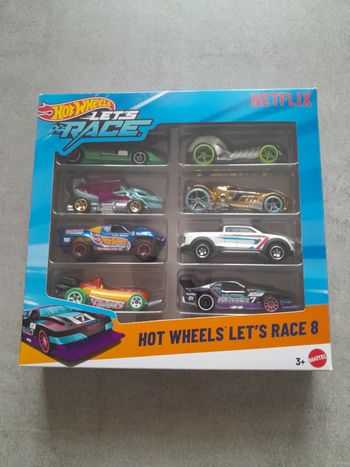 Pack de 8 voitures Mattel Hot Wheels Netflix Let's Race