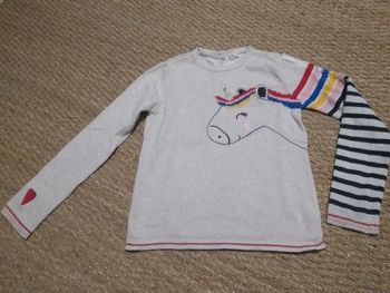 Pull brillant or Catimini 12 ans