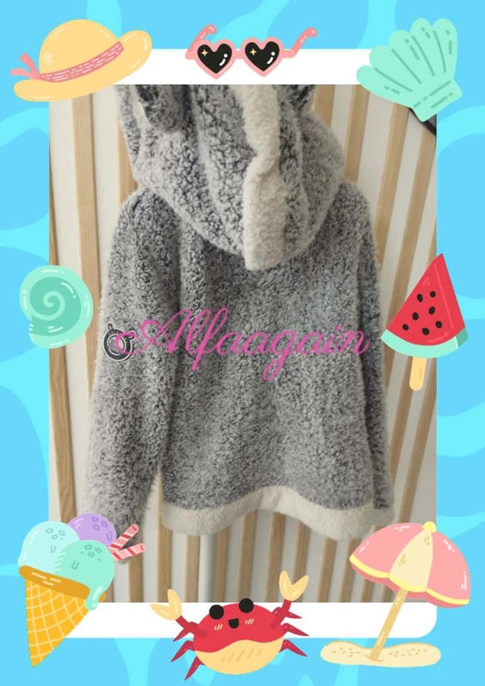 Gilet veste pilou be gummy 9/10ans - photo numéro 5