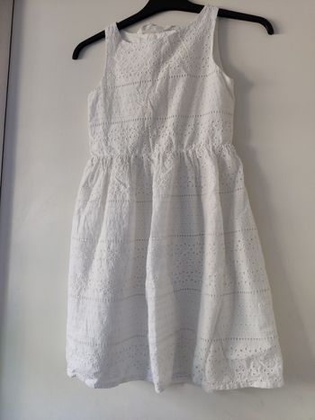 Robe fille blanche