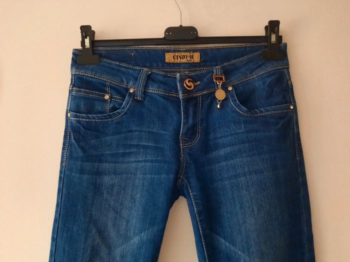 👖 Jolie jeans skinny bleu femme Taille S 👖 - photo numéro 2
