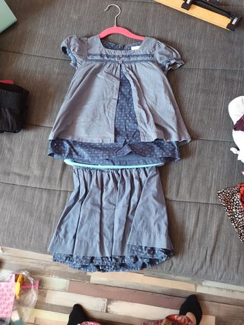 Ensemble haut jupe vertbaudet