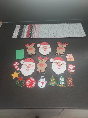 Lot scrapbooking décoration Noël