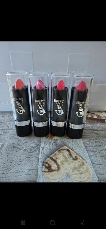 Lot 4 rouge à lèvres