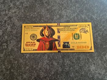 Billet OR à collectionner Reine Amidala Star wars