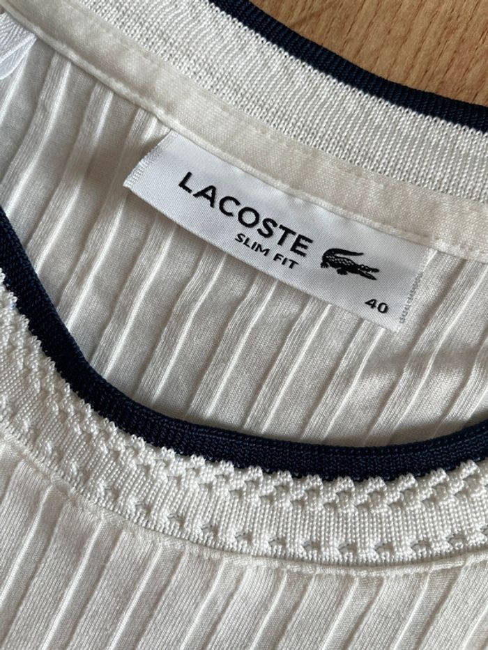 Tee shirt Lacoste 40 - photo numéro 3