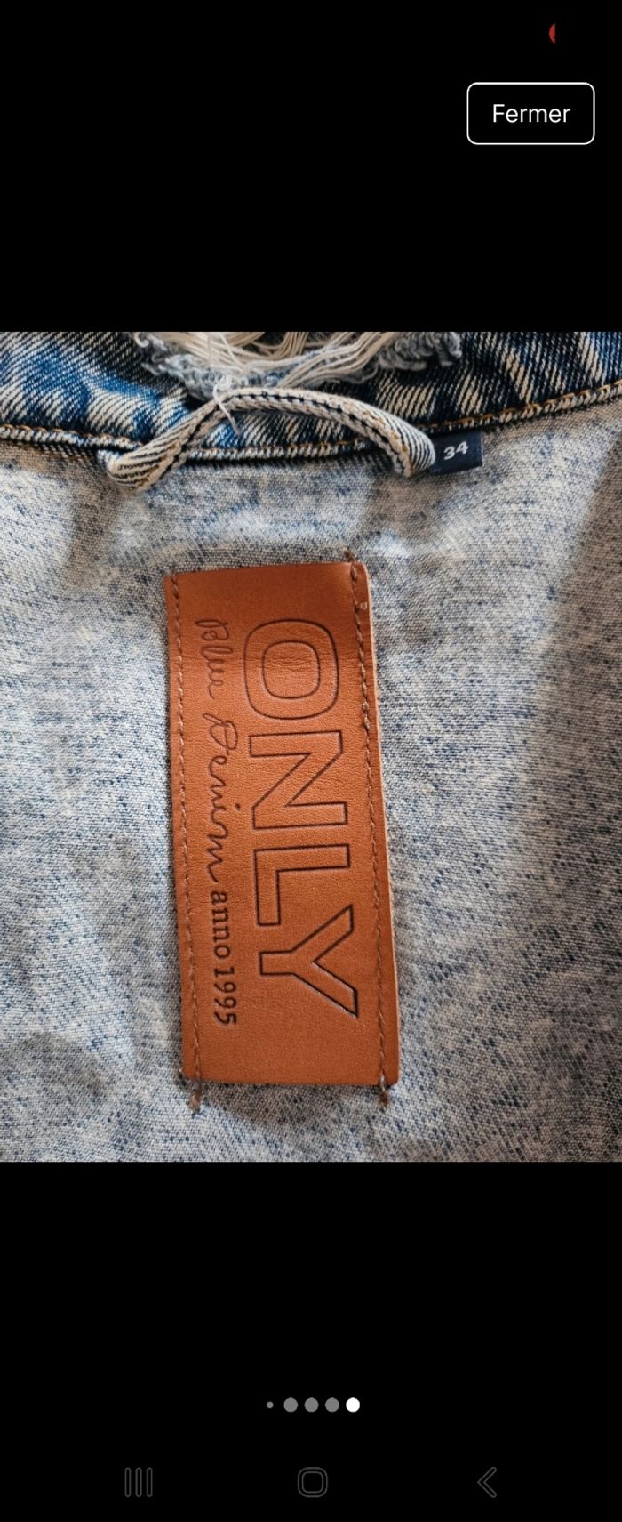 Veste en jeans ONLY - photo numéro 7