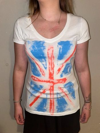 tee-shirt américain blanc M