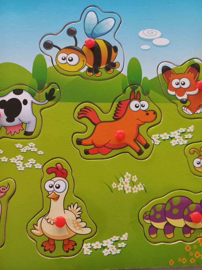 Puzzle en bois pour bébé - photo numéro 7