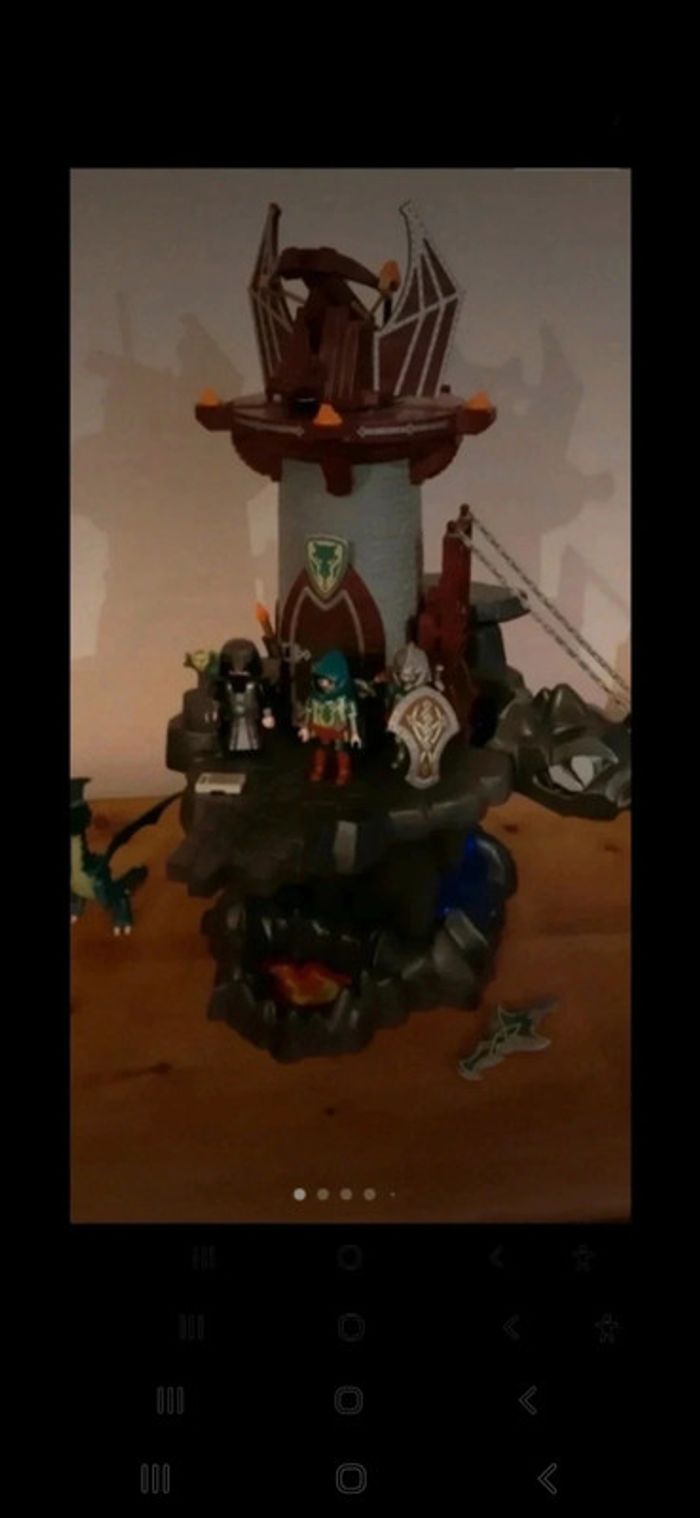 Playmobil 4836 donjon du dragon vert