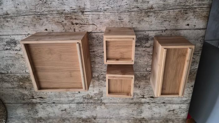 Rangement maquillage bois - photo numéro 4