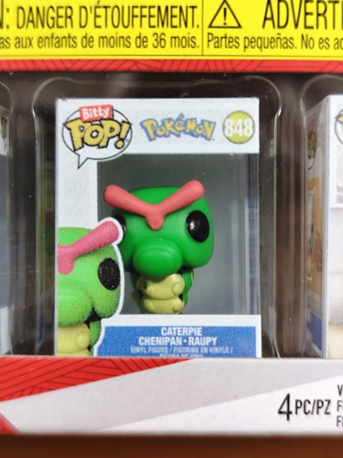 Lot 2 Boîtes x4 Bitty Pop! - Pokémon Classiques - Aquali, Carapuce, Pikachu, Évoli... - photo numéro 5