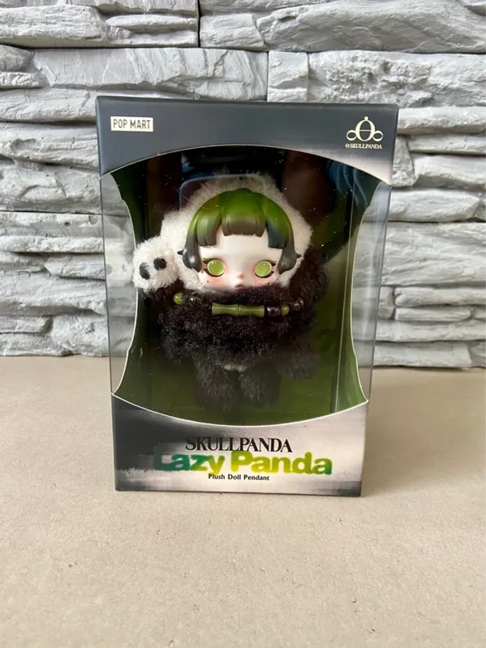 Pop Mart Skullpanda - Lazy Panda Plush Doll Pendant