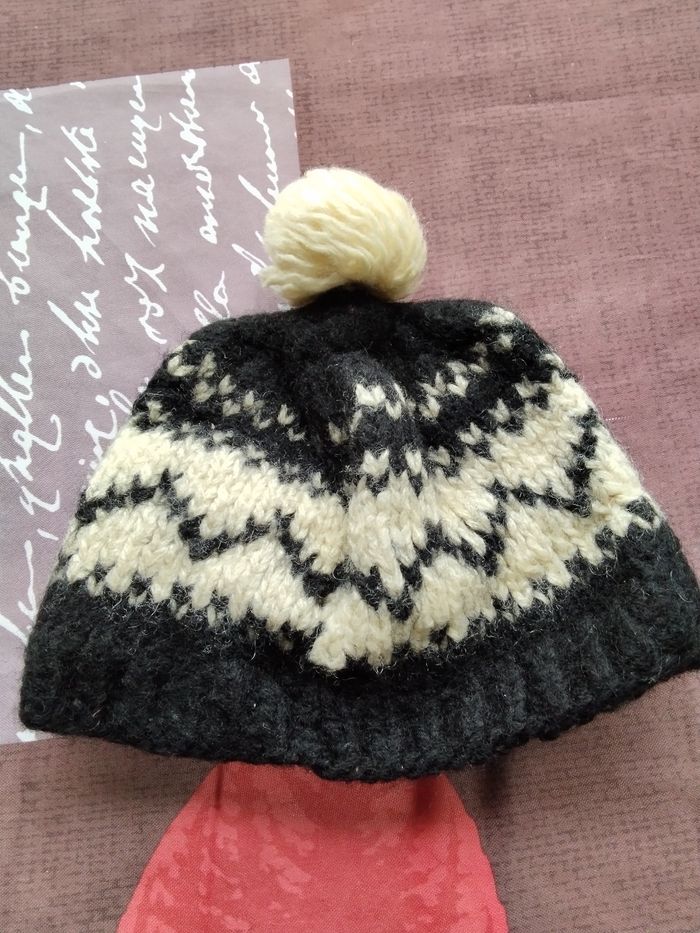 Bonnet noir/blanc - photo numéro 2