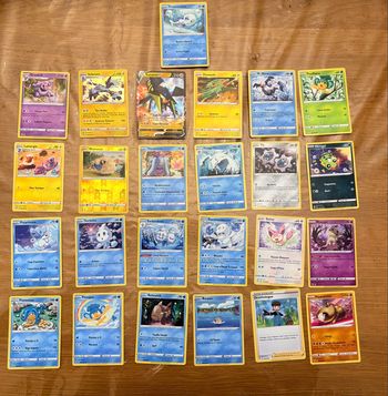 Lot de 25 cartes Pokémon – Série Ténèbres Embrasées 