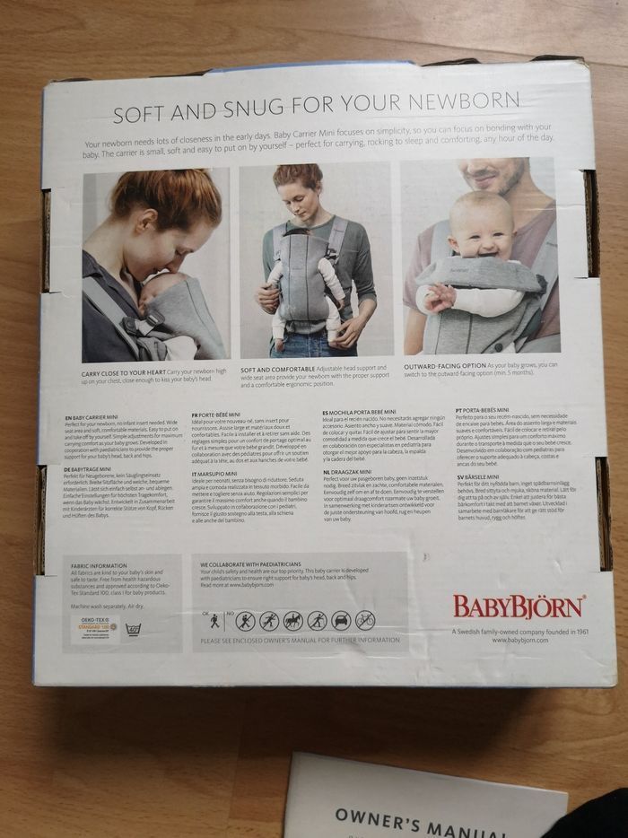 Porte bébé babybjorn - photo numéro 6