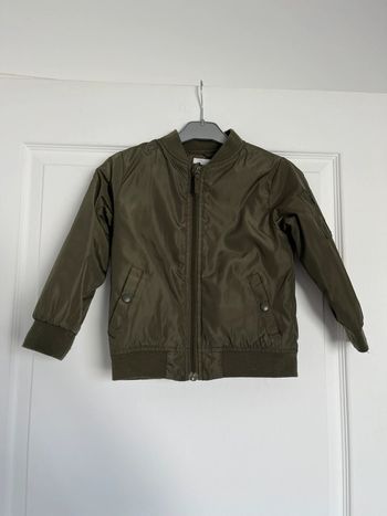 Bomber sans capuche garçon vert Tex 3 ans💚