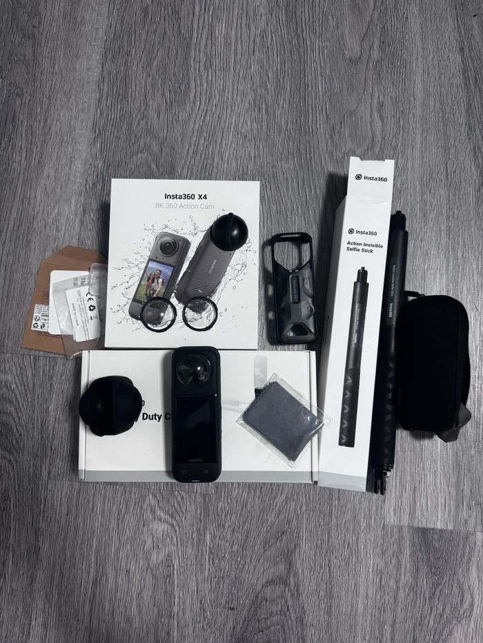 Insta 360 X4 Moto Multiview Bundle + housse thermique. - photo numéro 2