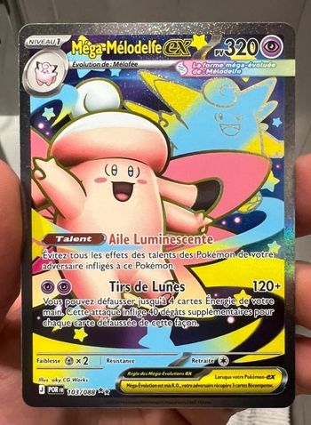 Carte pokémon neuve 🇨🇵 Melodelfe Ex 103/088 Équilibre Parfait 