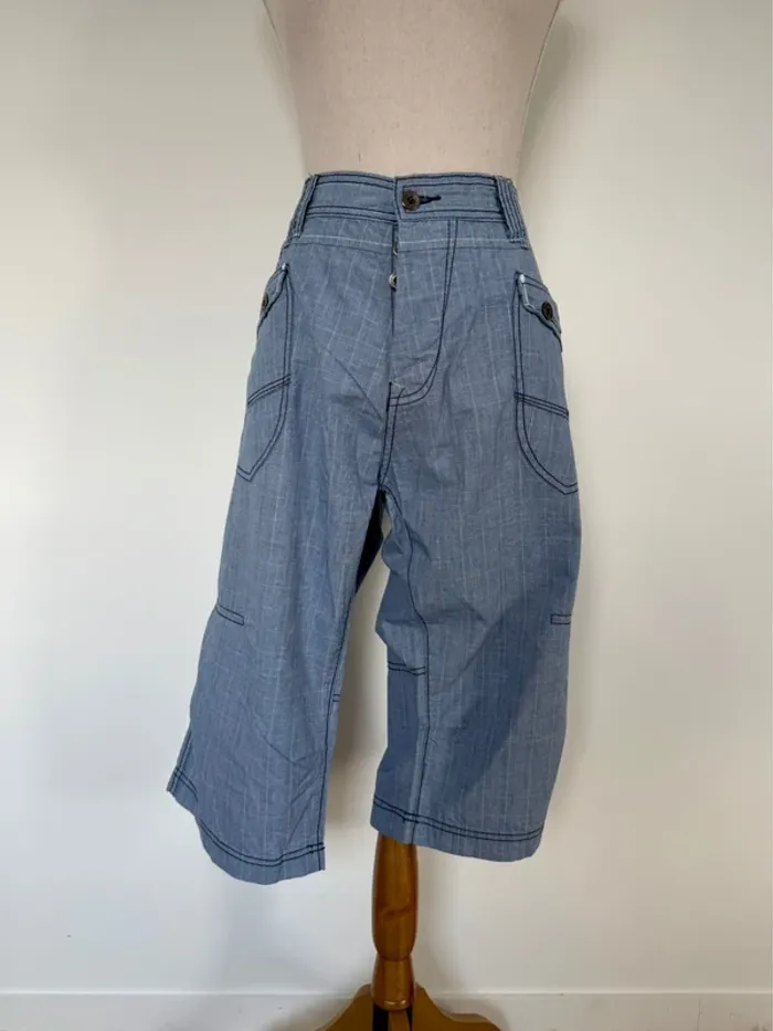 Bermuda short denim poches Kort Pantaloncini Pantalones destroy corto hombre uomo Szorty XXL - photo numéro 5