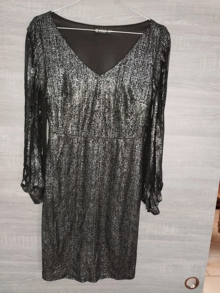 Robe soirée grise taille 36