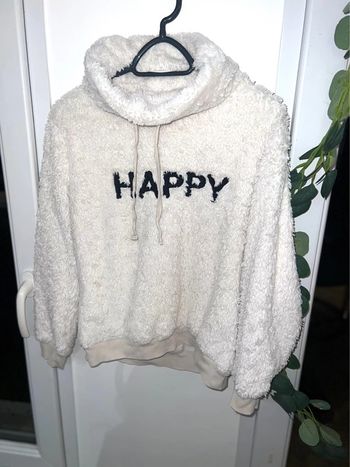 Pull Sweat en pilou pilou tout doux hiver col montant bien chaud taille M 38