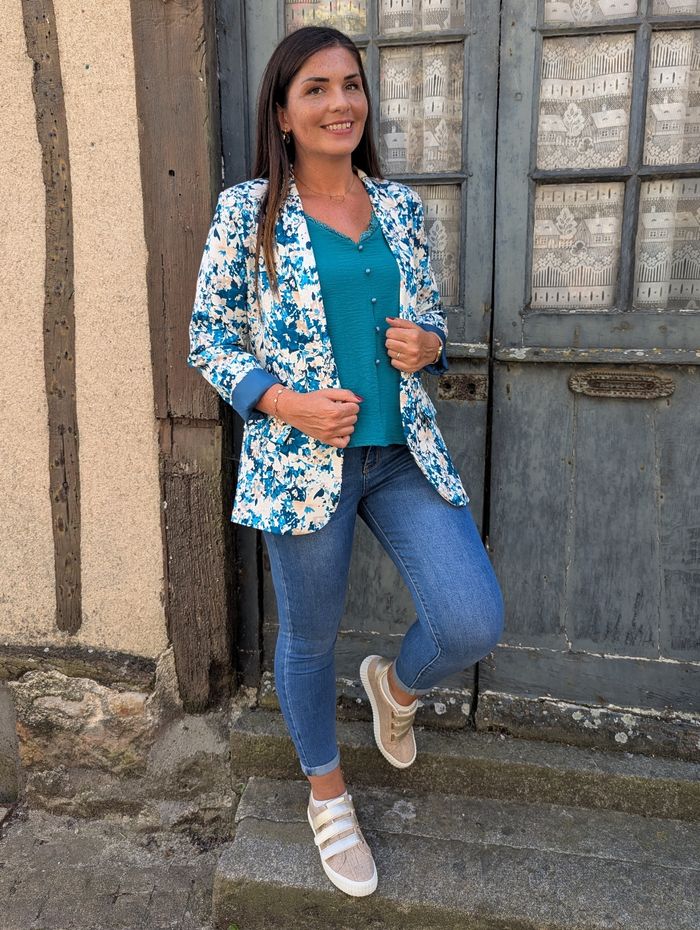 Blazer fluide Toulon bleu canard
TU - photo numéro 2